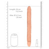 Real Rock Skin Double gode Realrock 36 x 4.4cm Flesh